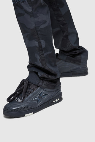 General Distress Cargo Pant - Black Camo