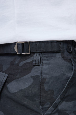 General Distress Cargo Pant - Black Camo