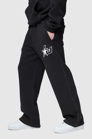 LW Star Tracksuit - Black