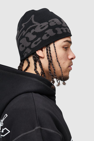 Dream Acdmy Skull Beanie - Black