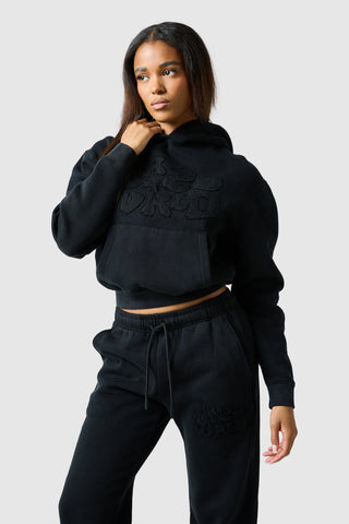 Survêtement Lrzo Wrld Applique pour femme - Noir