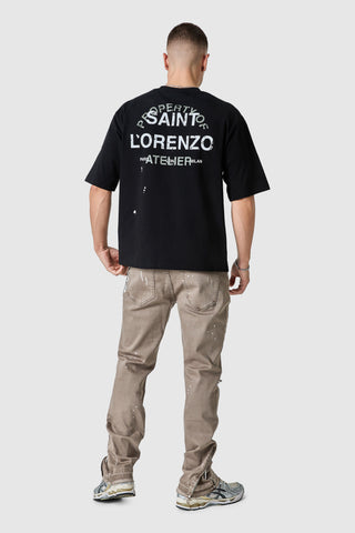 T-shirt St Lorenzo Painter 2.0 - Noir