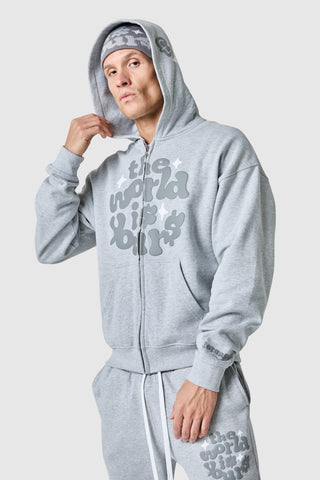 Capuche Fz World Is Yours - Gris chiné