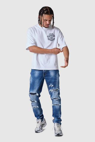 T-shirt « Le monde est à toi » 2.0 – Blanc