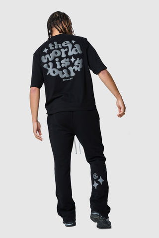 T-shirt « Le monde est à toi » 2.0 – Noir