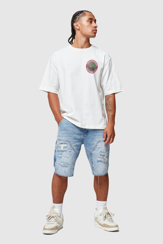 Saint Lorenzo Stamp Tee - Off White