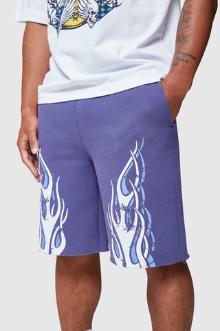 FLAMES SHORT - BLUE