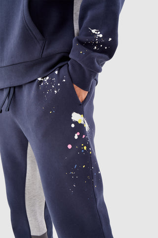 PAINT SMEAR TRACKSUIT - NAVY