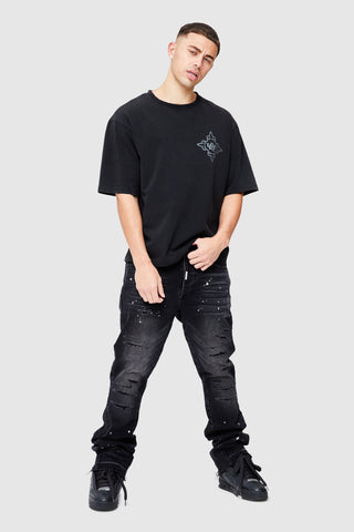 Oasis 2.0 Jean - Black/Bleach