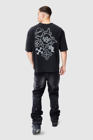 Oasis 2.0 Jean - Black/Bleach
