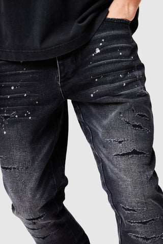 Oasis 2.0 Jean - Black/Bleach