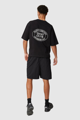 LORENZO YACHT CLUB SHORT - BLACK