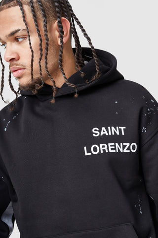 SAINT PANEL HOOD - BLACK