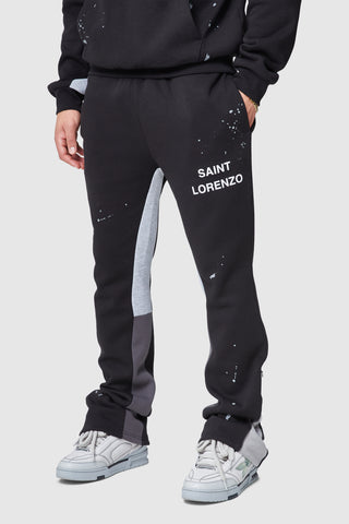 Saint Panel Tracksuit - Black