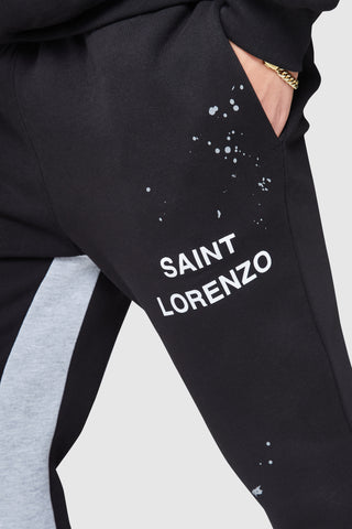 Saint Panel Tracksuit - Black