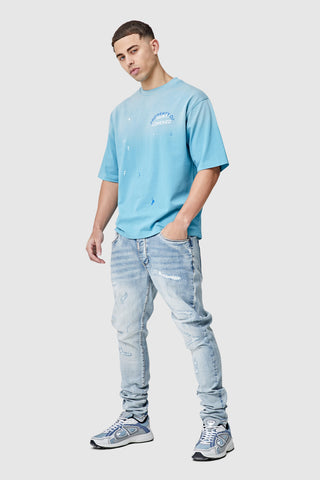 St Lorenzo Painter Tee - Blue