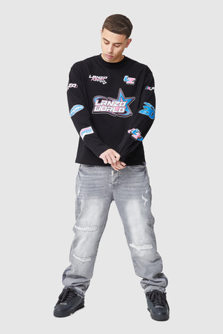 Velocity Long Sleeve Tee - Black