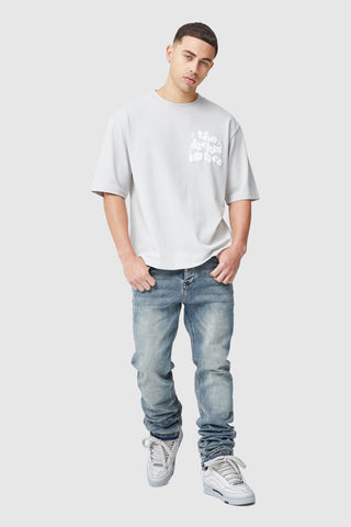 Stacked Jean - Vintage Blue