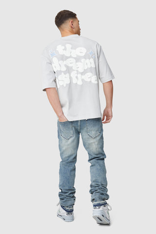 Stacked Jean - Vintage Blue