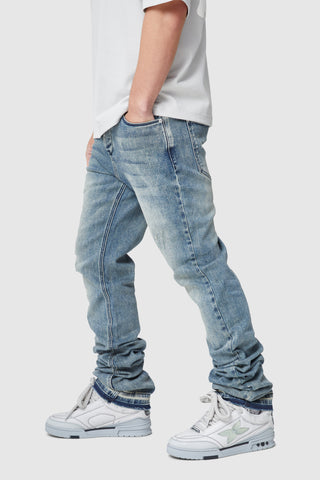 Stacked Jean - Vintage Blue