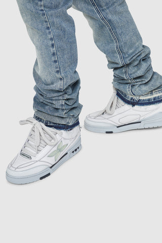 Stacked Jean - Vintage Blue