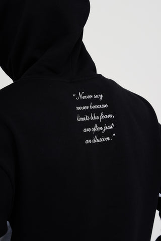 SWISH HOOD - BLACK/GREY