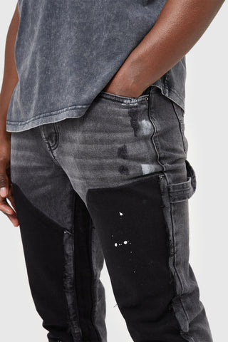 CARP FLARE JEAN - CHARCOAL