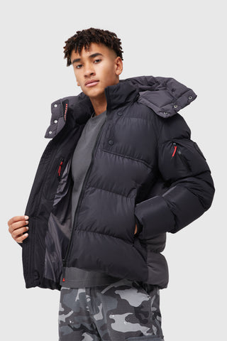 PLANET JACKET - BLACK/GREY