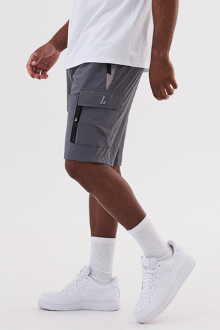 Navigate 2 Tone Cargo Short - Grey